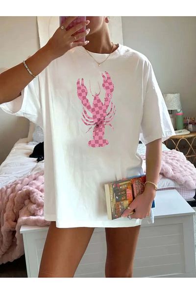 sole stories Premium Oversize Cut Short Sleeve Printed T-Shirt