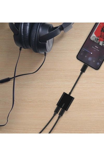 Belkin Belkin USB-C Audio and Fast Charging Adapter - The Perfect Connection for Your Device - White