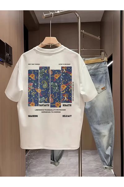 sole stories Premium Oversize Cut Short Sleeve Printed T-Shirt