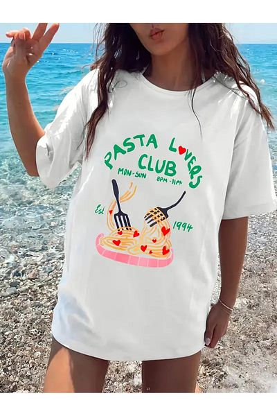 sole stories Premium Oversize Cut Short Sleeve Printed T-Shirt