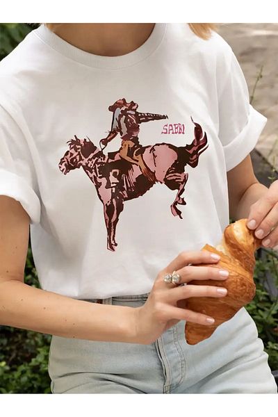 sole stories Premium Oversize Cut Short Sleeve Printed T-Shirt