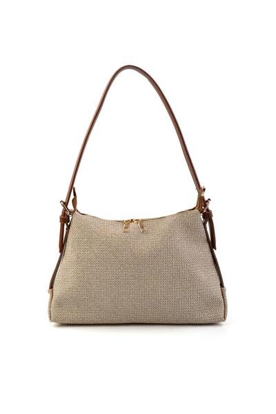 Bambi Bej Taba Kadın Omuz Çantası C06569000228