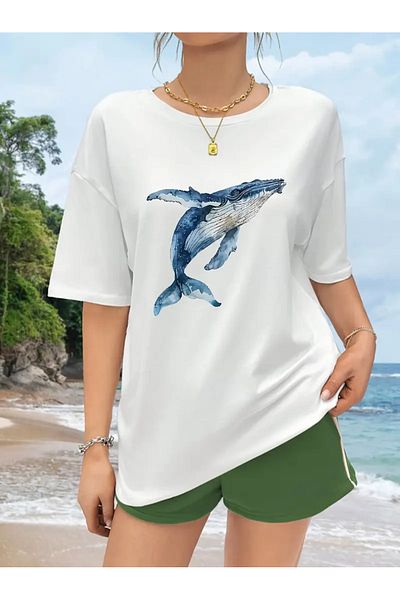 sole stories Premium Oversize Cut Short Sleeve Printed T-Shirt