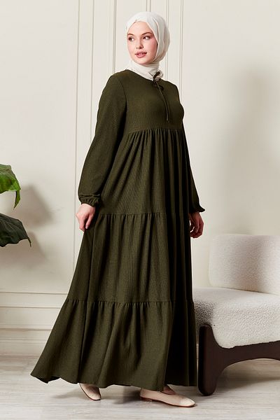 fistan Skirt Layered Wrap Gypsy Dress Hijab Dress Mother's Dress Prayer Dress