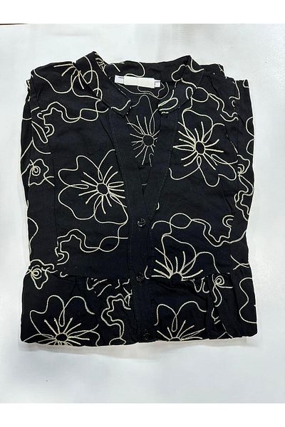 Lavanta Tekstil Katleya Model Embroidered Dress
