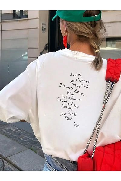 sole stories Premium Oversize Cut Short Sleeve Printed T-Shirt