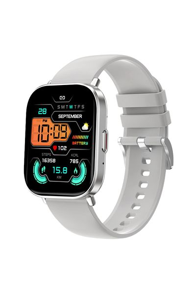 OEM Smartwatch COOSTAR® CR061, 2.1" IPS, BT 5.0 Calls, Health & Sports, Silver, Unisex