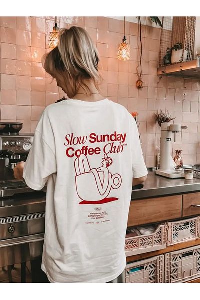 sole stories Premium Oversize Cut Short Sleeve Printed T-Shirt