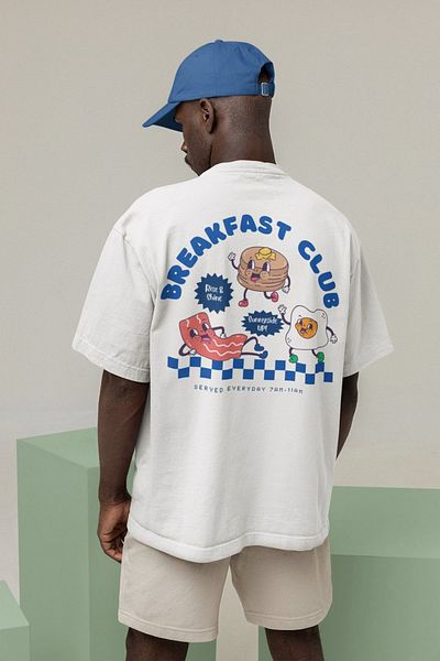 sole stories Premium Oversize Cut Short Sleeve Printed T-Shirt