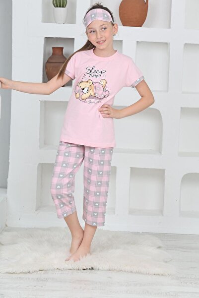 Minigimin Cicileri Miniğimin Cicileri (6-11 ani) Set Capri pentru fetiță cu m...