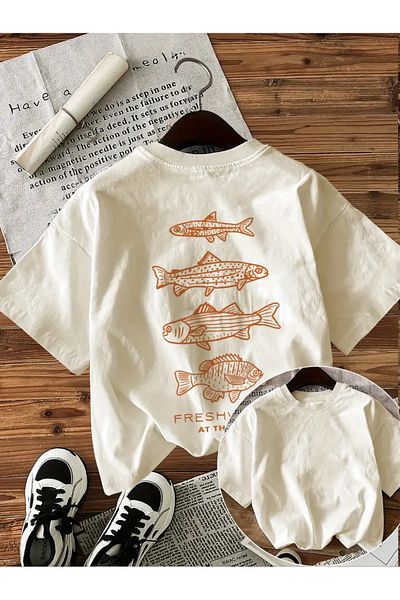 sole stories Premium Oversize Cut Short Sleeve Printed T-Shirt