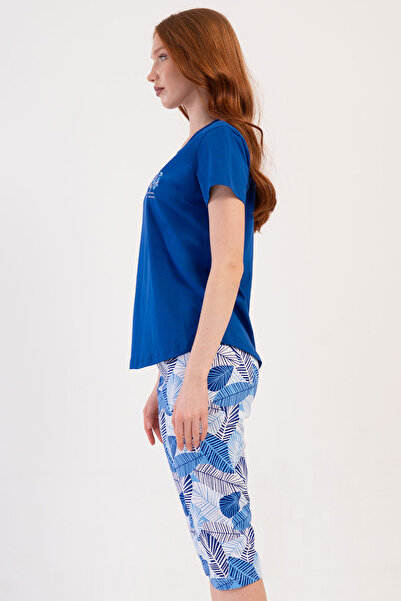 VİENETTA Бавовняний жіночий піжамний комплект з короткими рукавами