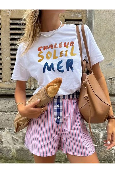 sole stories Premium Oversize Cut Short Sleeve Printed T-Shirt