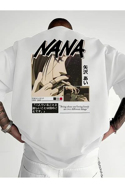 sole stories Premium Oversize Cut Short Sleeve Printed T-Shirt