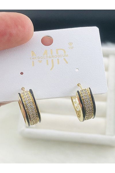 DS DİAMONDSHOP Earring Zircon Stone Model New Season Bykp-202507259