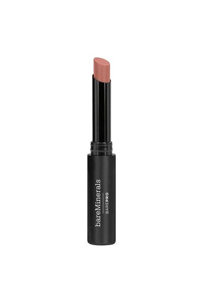 BareMinerals أحمر شفاه مطفي طويل الأمد من باريبرو®، لون الفاوانيا، 1.98 غرام