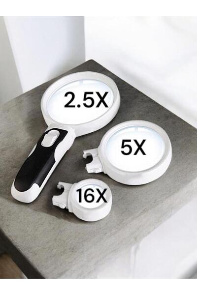 MakroOptik Povećalo 2.5x-5x-16x sa 3 izmenjivim sočivima