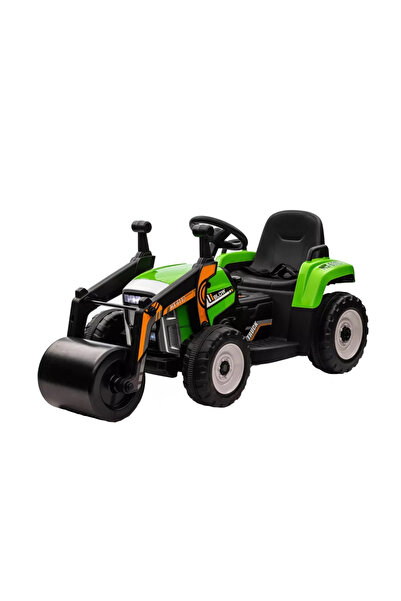 Nichiduta Tractor electric pentru copii Roller Track Green 12V, 60W cu telecomanda si schimbator de