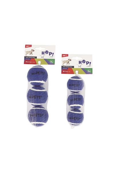 M-PETS Hop Tennis Ball Blue 5cm Set of 3