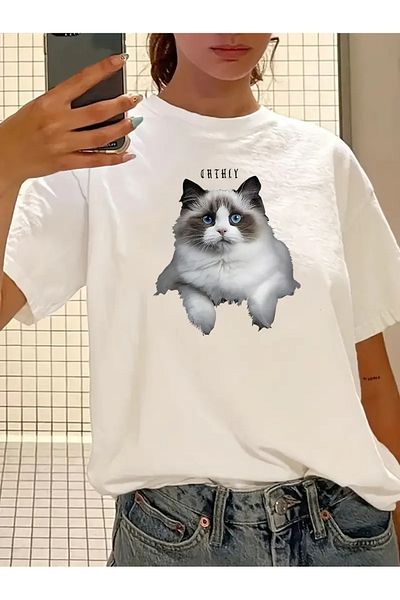 sole stories Premium Oversize Cut Short Sleeve Printed T-Shirt