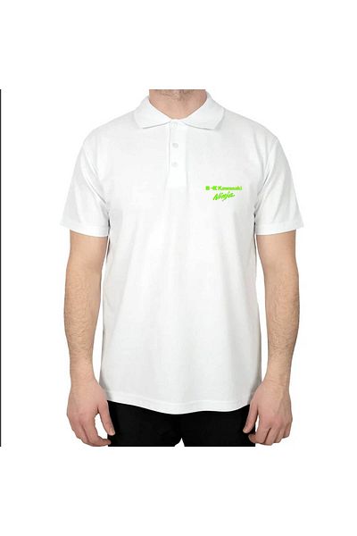 Z zepplin Tricou alb Kawasaki Ninja Polo Gât