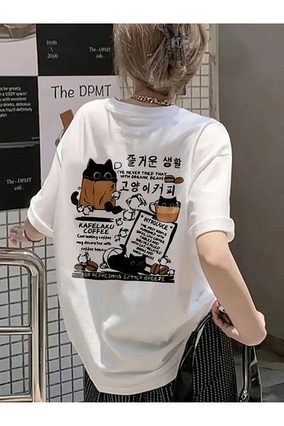 sole stories Premium Oversize Cut Short Sleeve Printed T-Shirt
