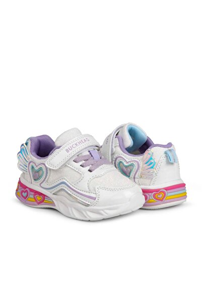 BUCKHEAD Lighted Berry Sports Shoes between Size 27-32 - White