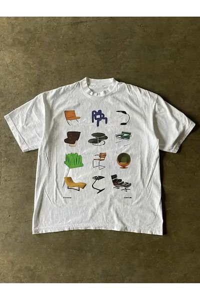 sole stories Premium Oversize Cut Short Sleeve Printed T-Shirt