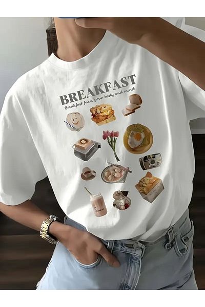 sole stories Premium Oversize Cut Short Sleeve Printed T-Shirt