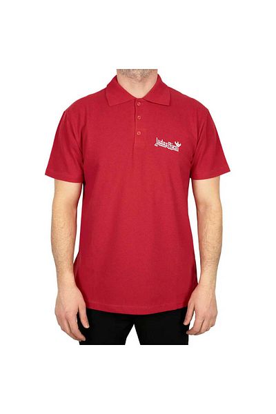 Z zepplin Judas Priest Polo Neck Red T-Shirt