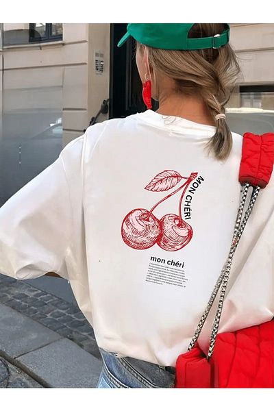sole stories Premium Oversize Cut Short Sleeve Printed T-Shirt