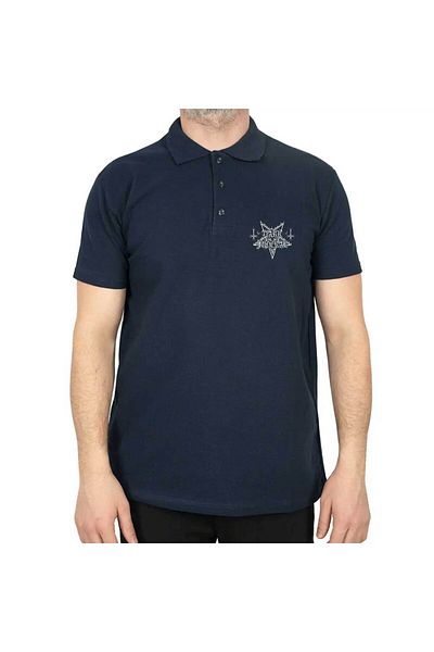 Z zepplin Μπλουζάκι Dark Funeral Polo Collar Navy Blue