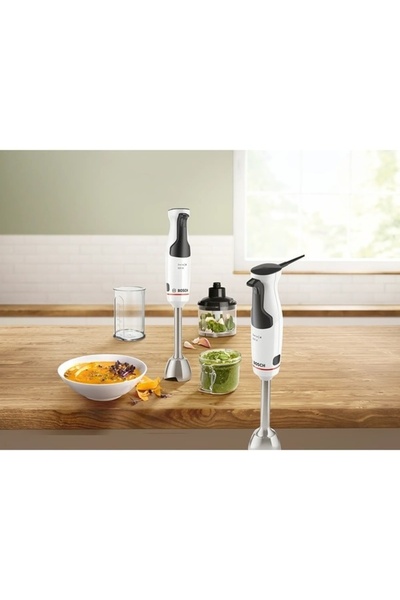 Bosch Ergomaster MSM4W220 Κάθετος Μίκτης, 0,6 l, 600W, Μεταβλητή Ταχύτητα, Μαύρο-Λευκό