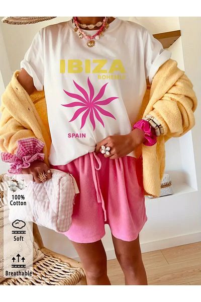 sole stories Premium Oversize Cut Short Sleeve Printed T-Shirt