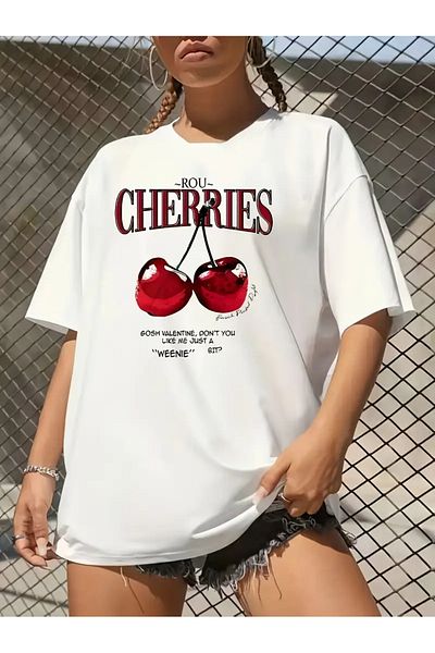 sole stories Premium Oversize Cut Short Sleeve Printed T-Shirt