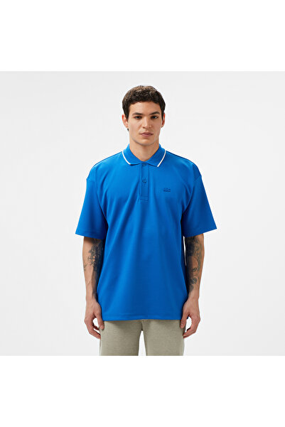 Lacoste Erkek Oversize Fit Mavi Polo