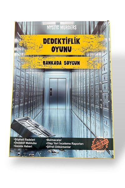 TAKIŞTIR Detective Murder Solving Game - Bank Heist