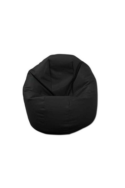 Pufrelax Fotoliu Relaxo, Material Piele ecologica - Negru
