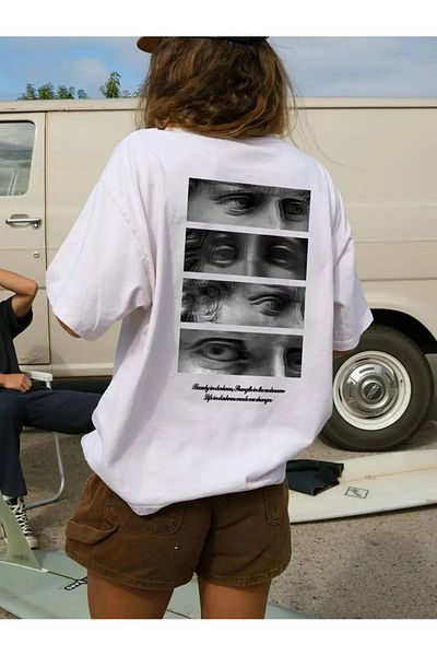 sole stories Premium Oversize Cut Short Sleeve Printed T-Shirt