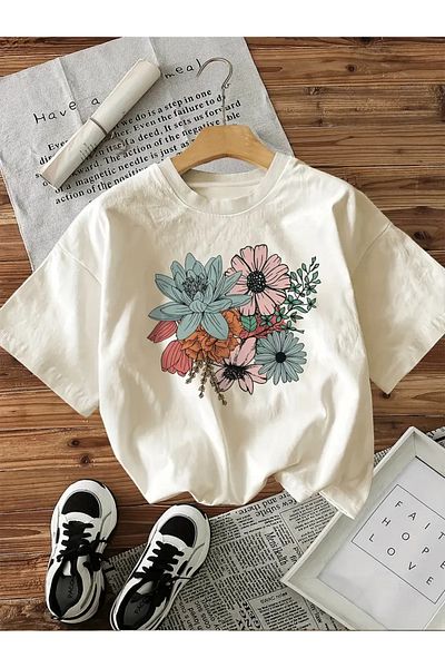 sole stories Premium Oversize Cut Short Sleeve Printed T-Shirt
