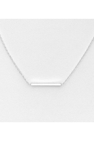 OEM Silver Bar chain necklace