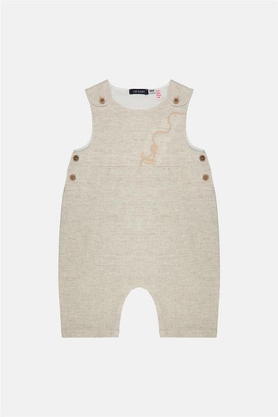 GB Baby Baby Boy Beige Overall