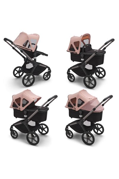 Bugaboo Capotina cu extensie plasa insecte Fox 5/Fox Cub/Lynx Morning Pink