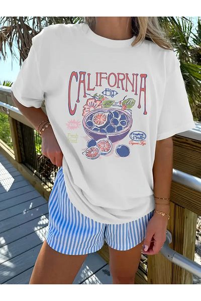 sole stories Premium Oversize Cut Short Sleeve Printed T-Shirt