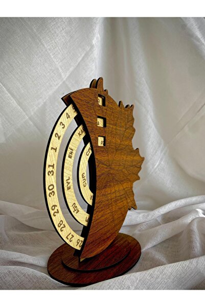 Artı Lazer Kesim Ahşap takvim