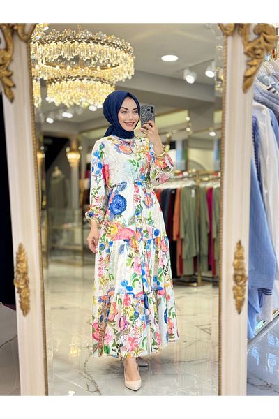 ALANURMODA Floral Printed Dress