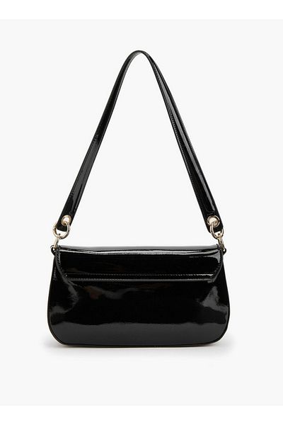 Flora Bella by Shoexpress Solid Shoulder Bag with Strap Handle and Flap Closure