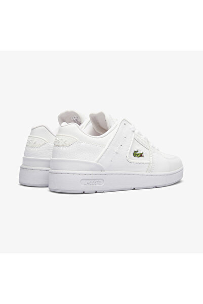 Lacoste Court Cage Leather Kadın Beyaz Sneaker