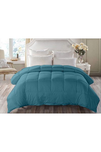 Five Store Pilota matlasata cu umplutura lana, invelis din damasc pentru iarna, 400 g/mp, turcoaz, 140x210 cm