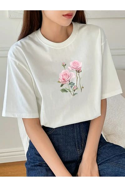 sole stories Premium Oversize Cut Short Sleeve Printed T-Shirt